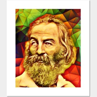 Walt Whitman Snow Portrait | Walt Whitman Artwork 10 Posters and Art